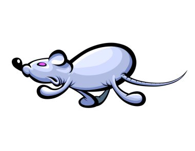 çalışan karikatür fare korkuttu