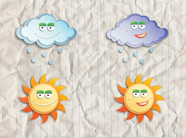 Weather icons. — Stock Photo, Image