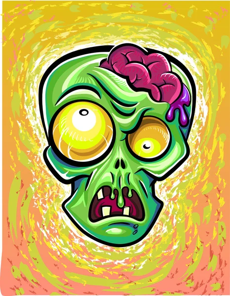 Zombie poster — Stock Vector