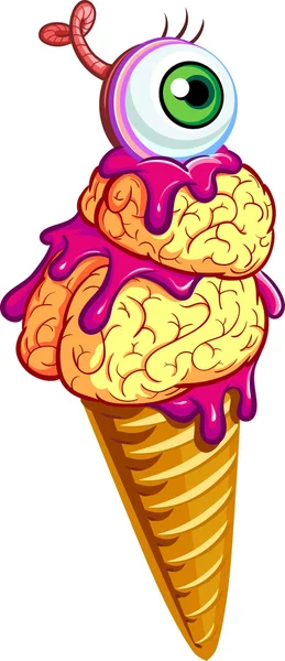 Hrozné zmrzlina — Stockový vektor