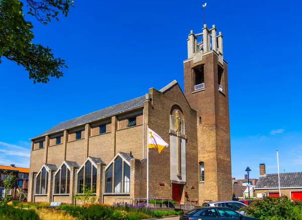 プロテスタント シティ教会 オープン ヘブンIn Oostburg Zeeland Netherlands 2020年7月24日 — ストック写真