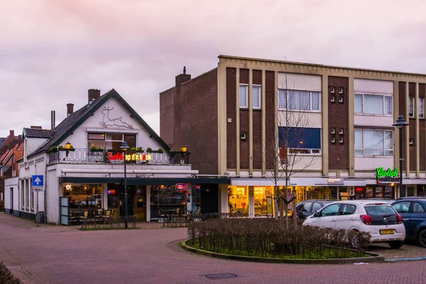 Městská Kavárna Hoek Veghel Noord Brabant Nizozemsko Února 2020 — Stock fotografie