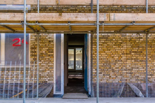 Front Door House Construction Construction Site Rucphen Netherlands May 2022 — Stock fotografie