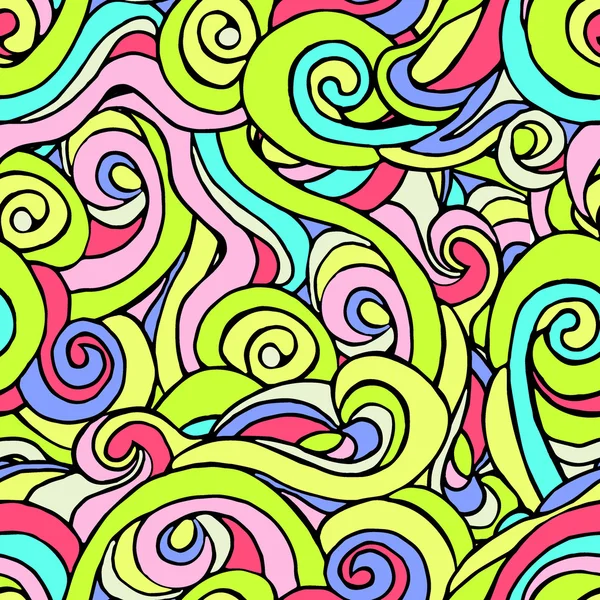 renkli bukleler ile Seamless Modeli