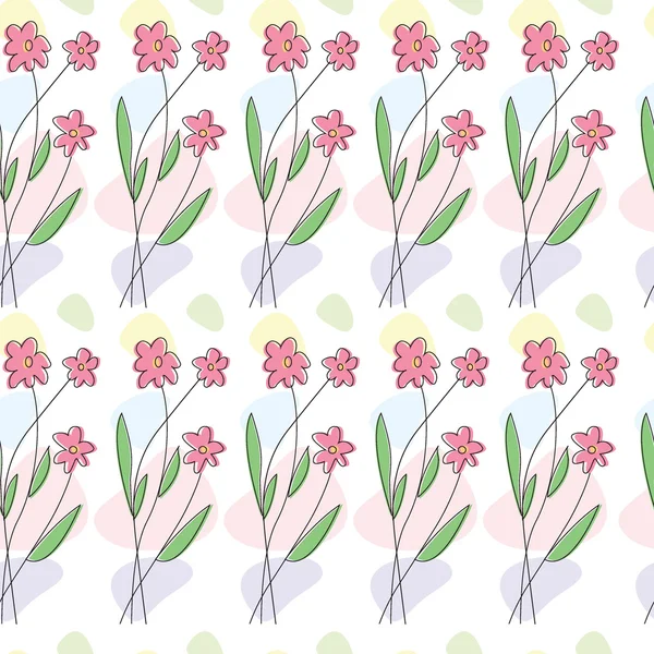 basit çiçek ile Seamless Modeli