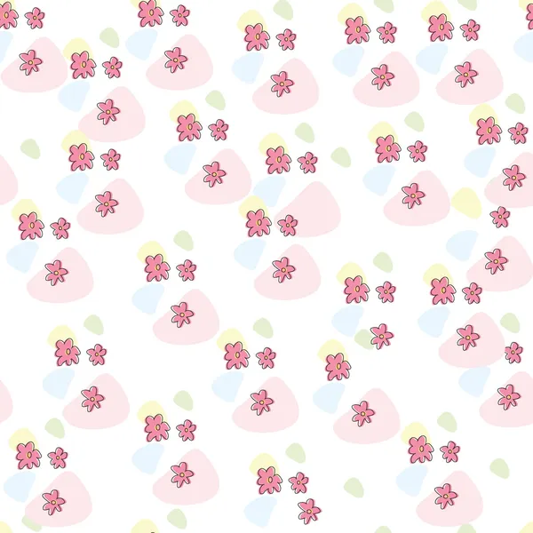 Çiçeklerle kusursuz desen