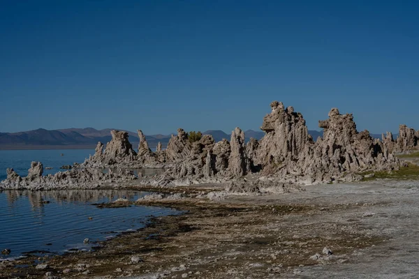 Πύργοι Tufa Της Λίμνης Mono Στην Καλιφόρνια Ηνωμένες Πολιτείες — Φωτογραφία Αρχείου