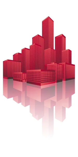 Skyscrapers Cityscape — Stock Vector