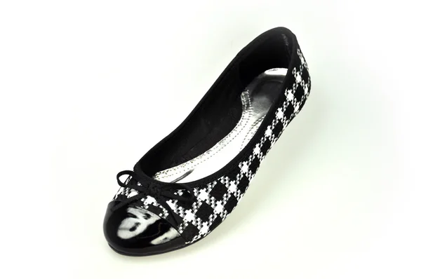 Zwart-wit schoen — Stockfoto