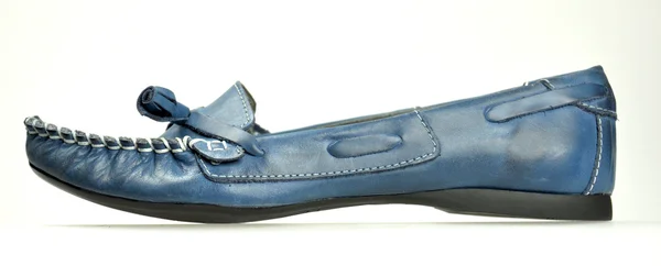 Blauer Schuh — Stockfoto