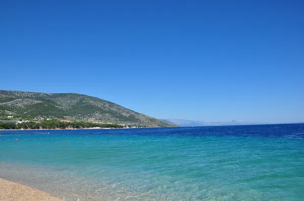 Hırvatistan'daki mavi deniz