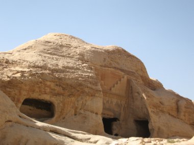 Petra与卡通鱼在蓝色背景上的无缝模式