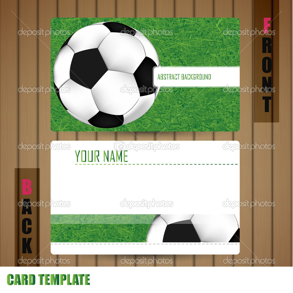 Modern Soccer Business-Card Set