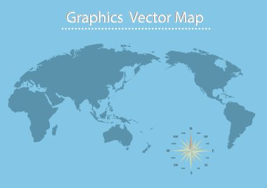 vektör bilgilerini grafik Dünya Haritası