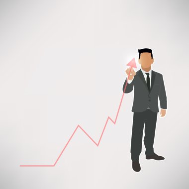 işadamı grafik vektör yukarı 