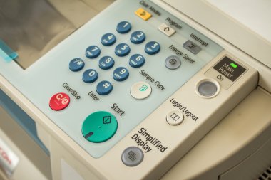 çok işlevli yazıcı yakın çekim 