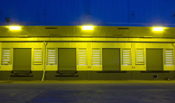 Night warehouse — Stock Photo, Image