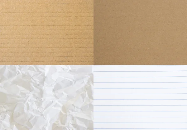 Set Cardboard sheet of paper — Stock Photo, Image