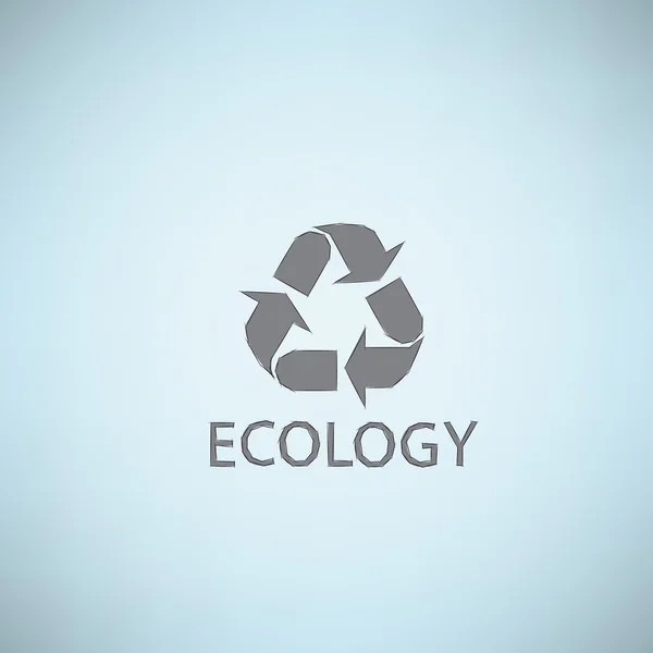 Ecology themed abstract background. Illustration de concept vectoriel , — Image vectorielle