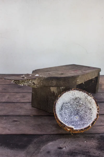 Ręcznie świeżego kokosa — Zdjęcie stockowe
