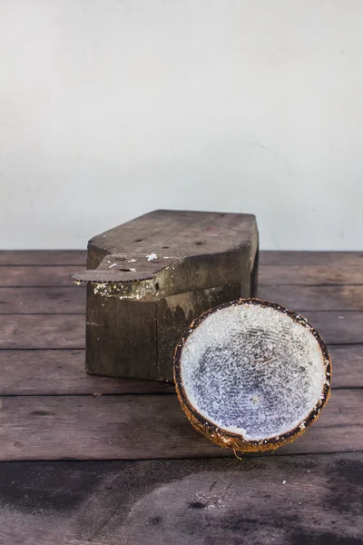 Ręcznie świeżego kokosa — Zdjęcie stockowe