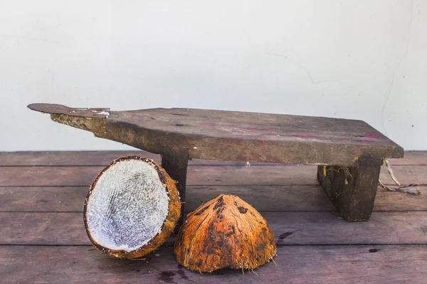 Handmade fresh coconut — Stock Photo, Image