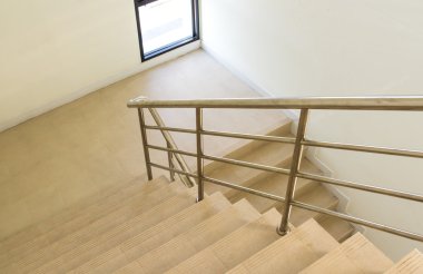 merdiven, modern bir binada 