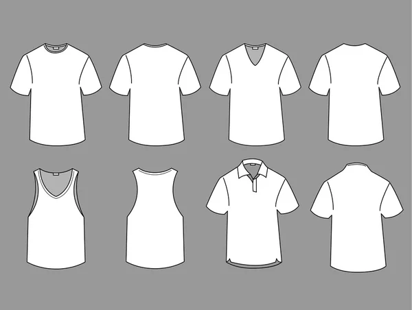 Modelo de design de camiseta masculina —  Vetores de Stock