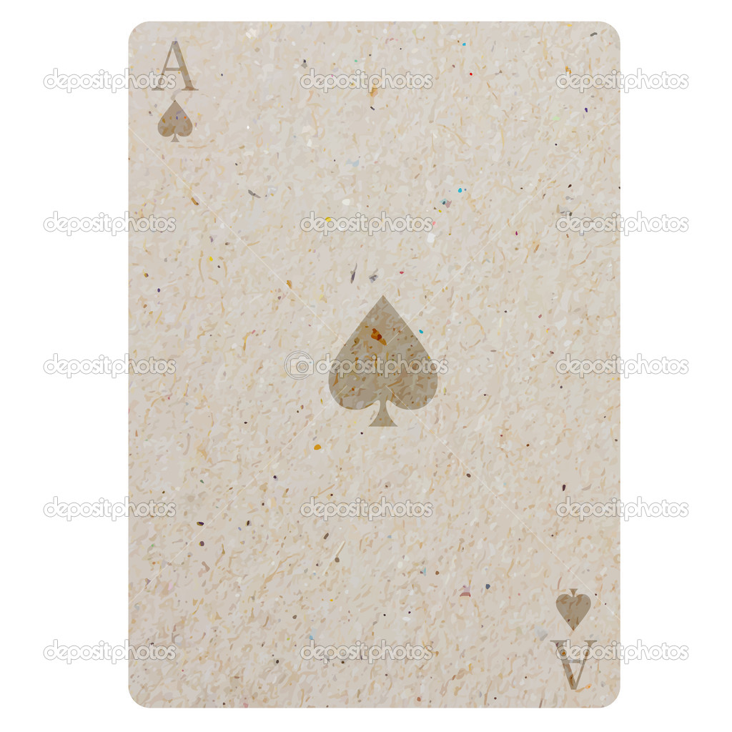 A pair vintage playing card isolated on a white background.