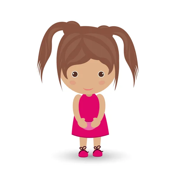 Little girl cartoon Vector Art Stock Images | Depositphotos Little girl cartoon Vector Art Stock Images | Depositphotos