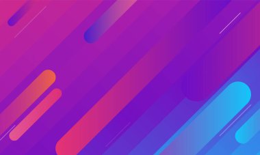 Soyut renkli geometrik arkaplan. Dinamik şekiller bileşim vektör tasarımı