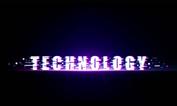 Abstract Light Out Noise Technology Pixel Hitech Communication Concept Innovation — Vettoriale Stock