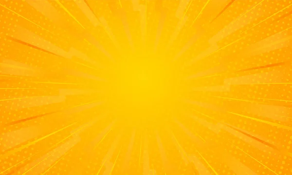 Оранжевый Градиентный Луч Вспышки Точка Стиль Фона Векторный Дизайн — стоковый вектор