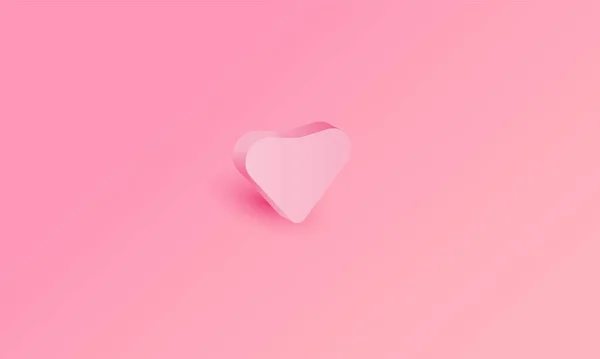 Fondo Gradiente Corazón Rosa Para Sitio Web Del Producto Exhibición — Vector de stock