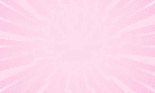 Pink Gradient Ray Burst Valentine Day Background Creative Vector Design — Stock Vector