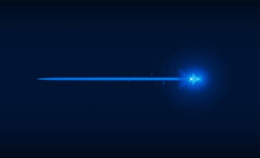 Soyut ok hızı teknoloji arka planı Hitech iletişim yenilik arka planı, vektör tasarımı