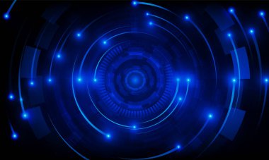 Soyut Aydınlatma teknolojisi arka plan Hitech iletişim konsepti yenilik arka plan, vektör tasarımı