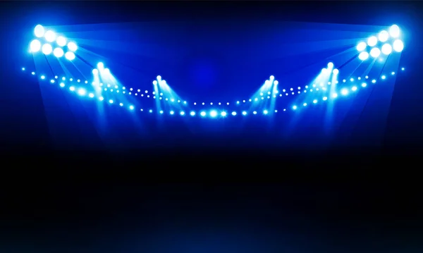Γήπεδο Ποδοσφαίρου Αρένα Φωτεινά Φώτα Γήπεδο Διανυσματικός Σχεδιασμός Διάνυσμα Φωτισμού — Διανυσματικό Αρχείο