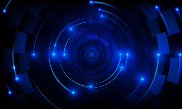 アブストラクトピクセル技術Ai Sci Fi人工知能コンセプトマシンディープラーニング未来的デジタルのためのダークブルー Hitechのコミュニケーションコンセプトイノベーションの背景 ベクトルデザイン — ストックベクタ
