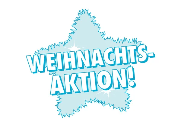 Weihnachts-aktion! Nápis — Stockový vektor