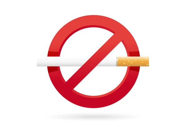 Interdiction de fumer! — Image vectorielle