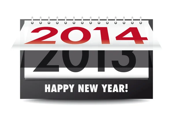 새해 복 많이 받으세요! 2014 — 스톡 벡터