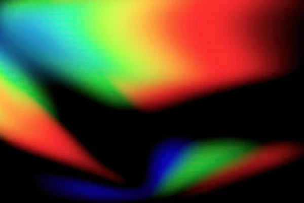 Rgb Cristal Prisma Dispersión Luz Sobre Fondo Negro —  Fotos de Stock