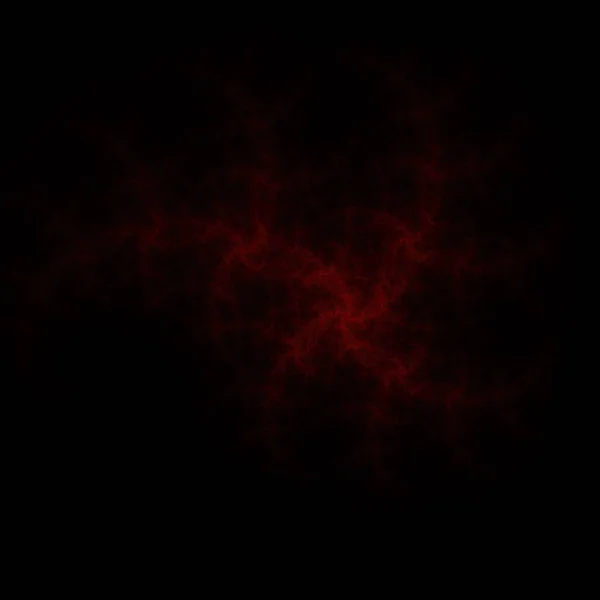 Polvo Nebulosa Fractal Colorido Sobre Fondo Negro — Foto de Stock