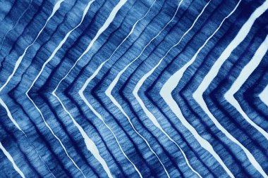 Shibori çivit mavisi Japon kumaşı.