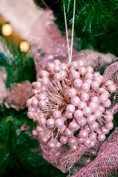 Rosa bola de Año Nuevo — Foto de Stock