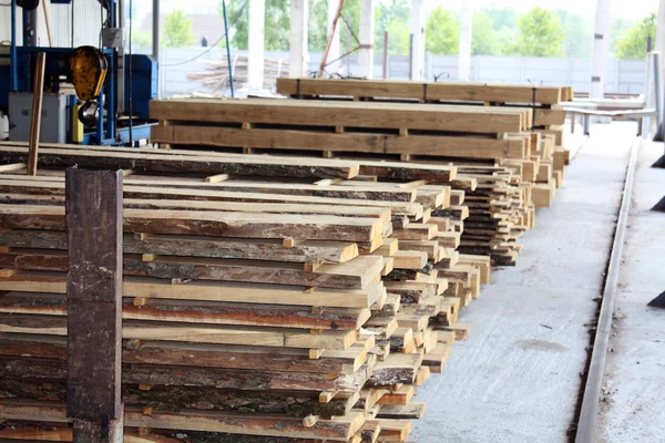 Hout fabriek — Stockfoto