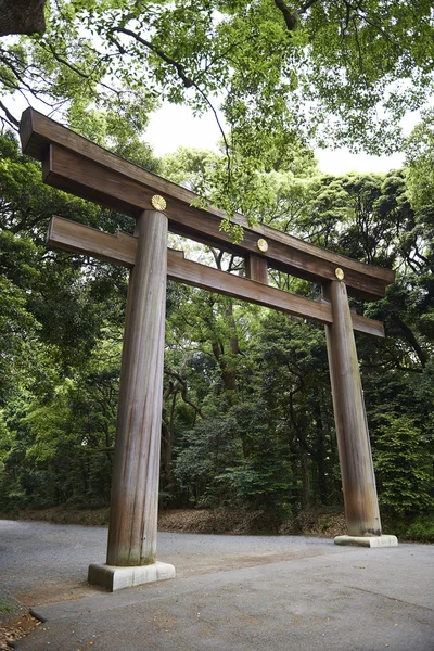 Japoński brama, Brama świątyni w Tokio — Zdjęcie stockowe