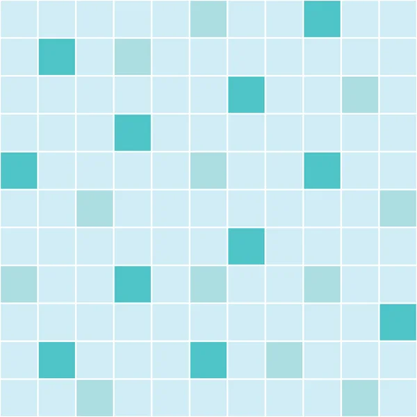 블루 모자이크 타일 원활한 패턴 — 스톡 벡터