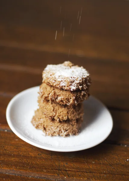 şeker ile çikolatalı kek